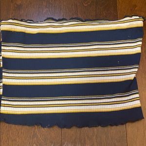 stripped tube top